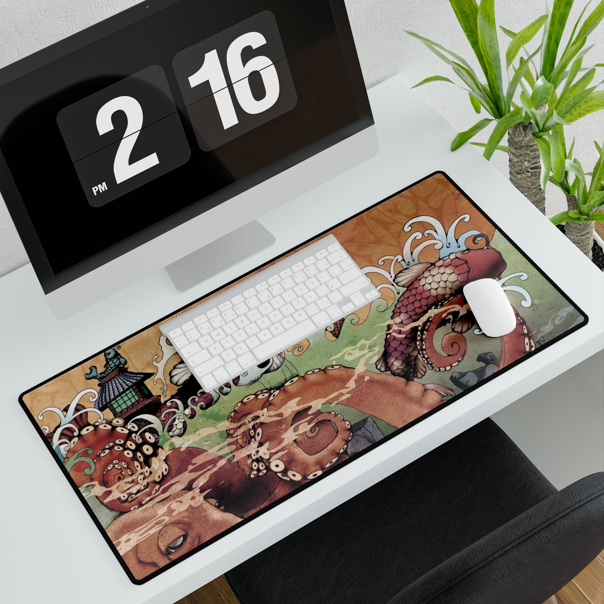 Japanese Art Gaming Mousepad – Smooth Precision Surface