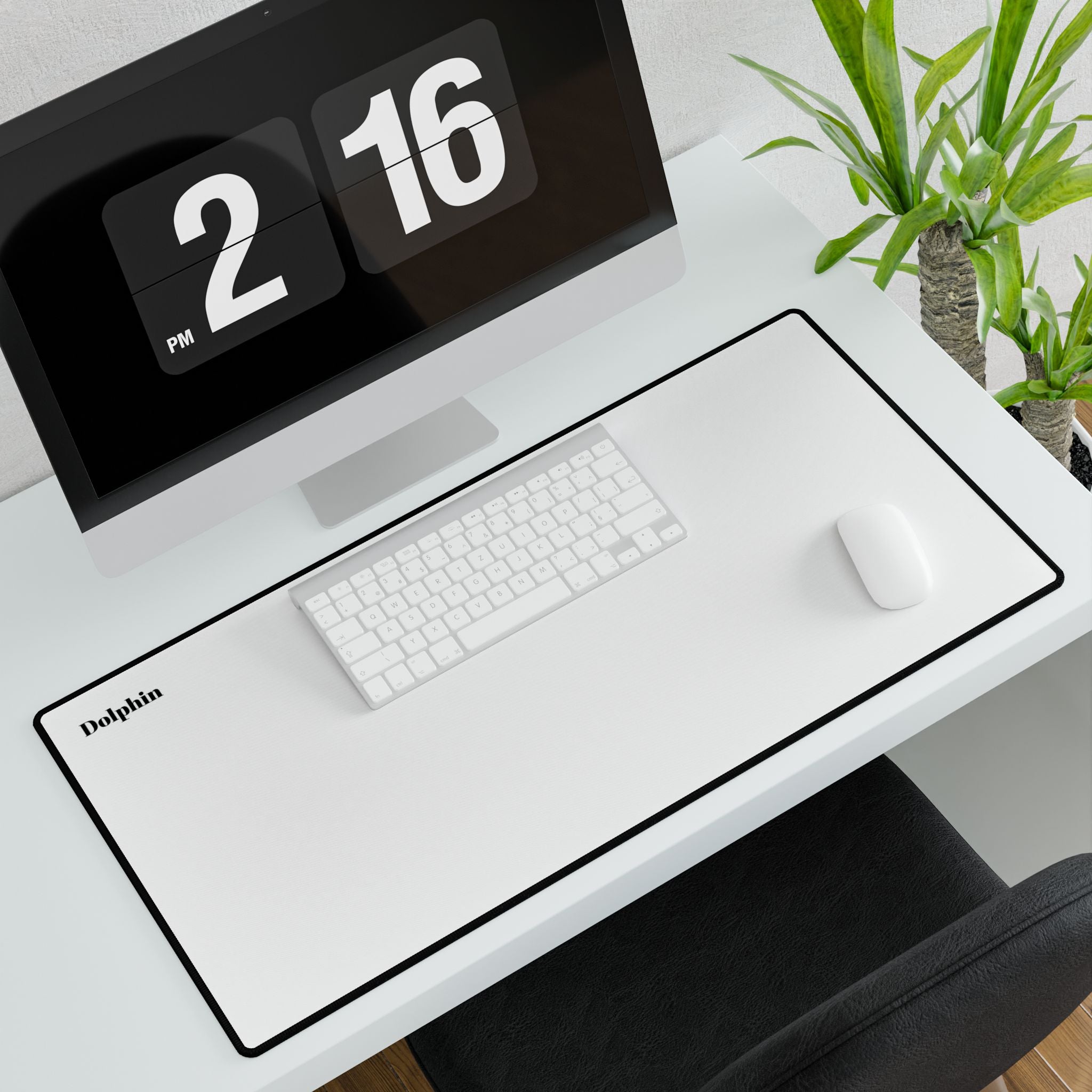White Gaming Mousepad – Smooth Precision Surface