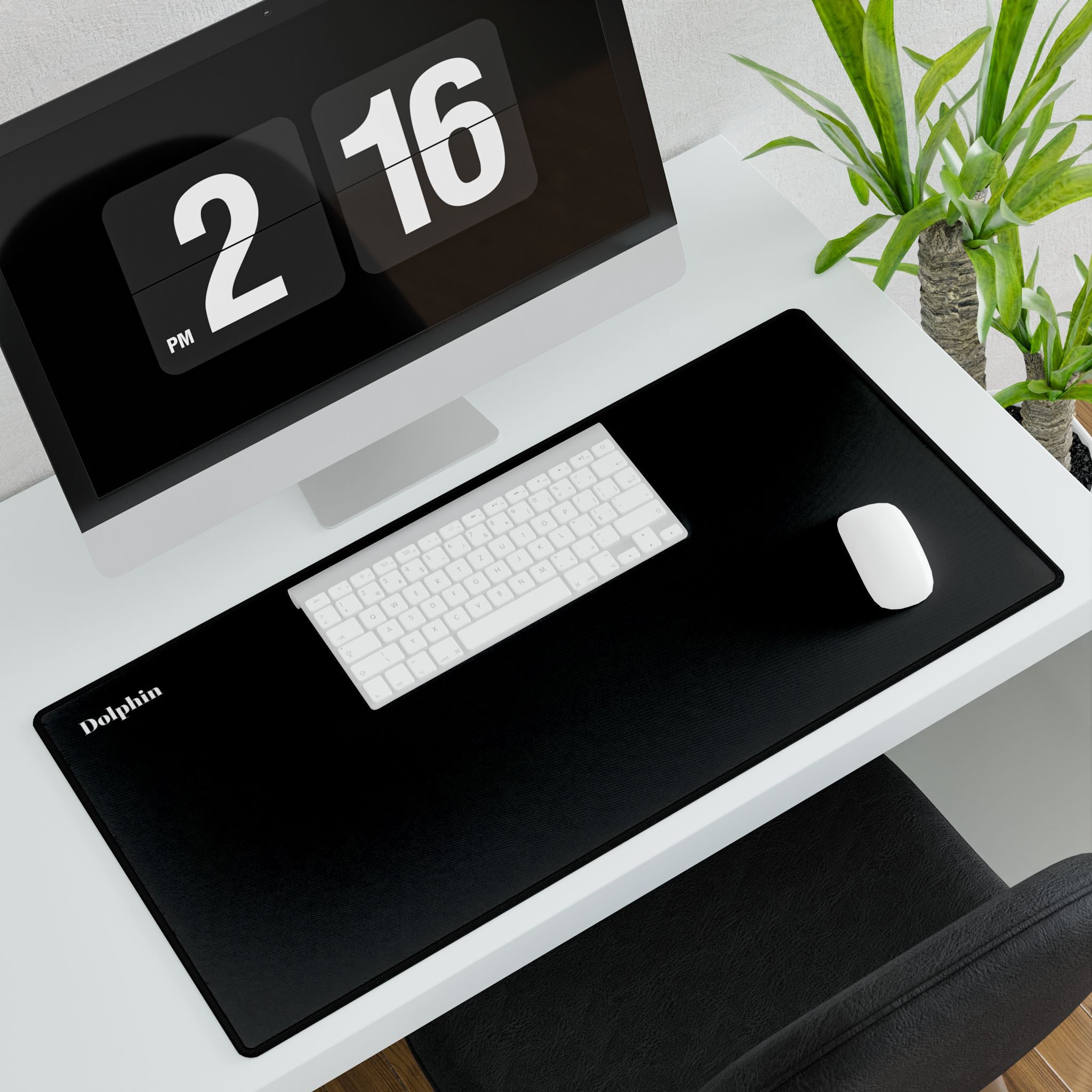Black Gaming Mousepad – Smooth Precision Surface