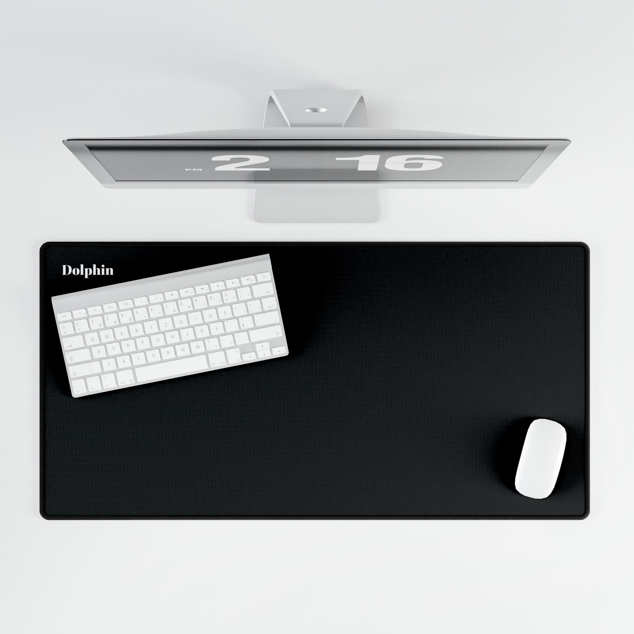 Black Gaming Mousepad – Smooth Precision Surface