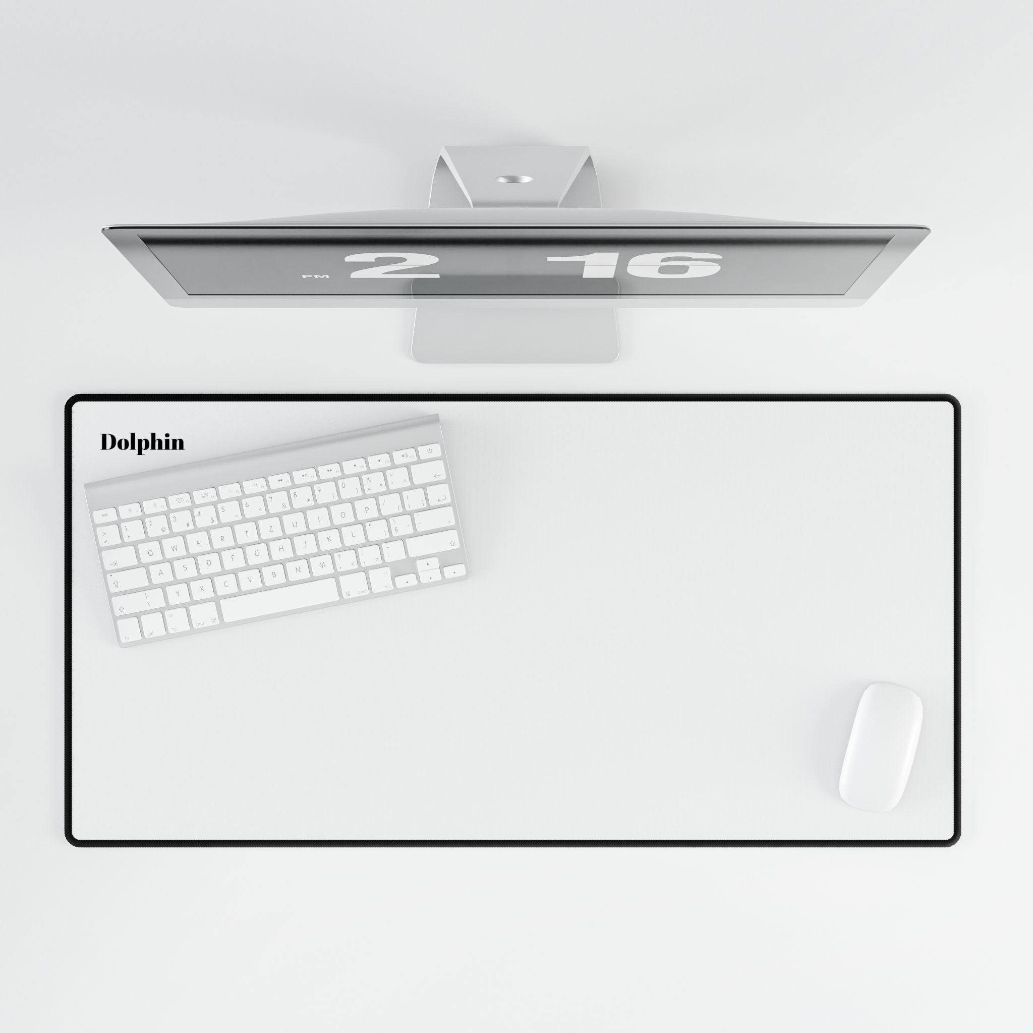 White Gaming Mousepad – Smooth Precision Surface