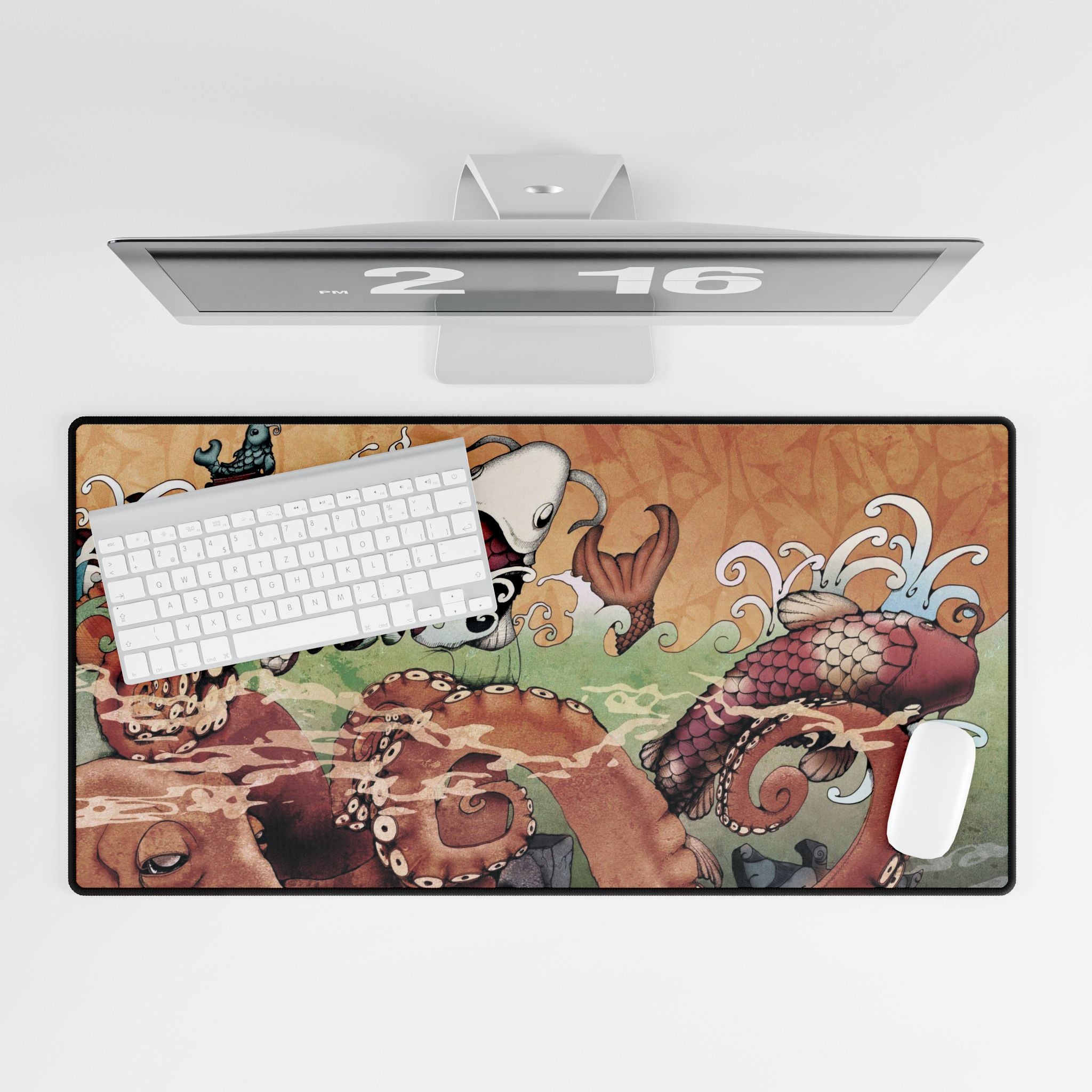 Japanese Art Gaming Mousepad – Smooth Precision Surface